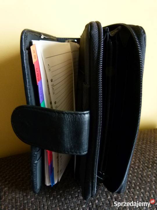 Organizer skórzany stan dużo miejsca Zamość