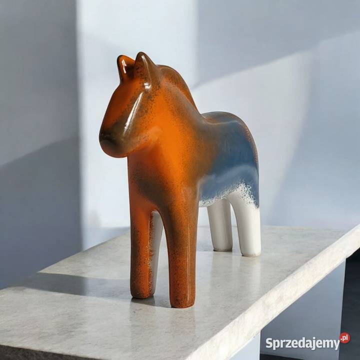 Konik ceramiczny Koń Figurka ręcznie malowany Sierakowice sprzedam