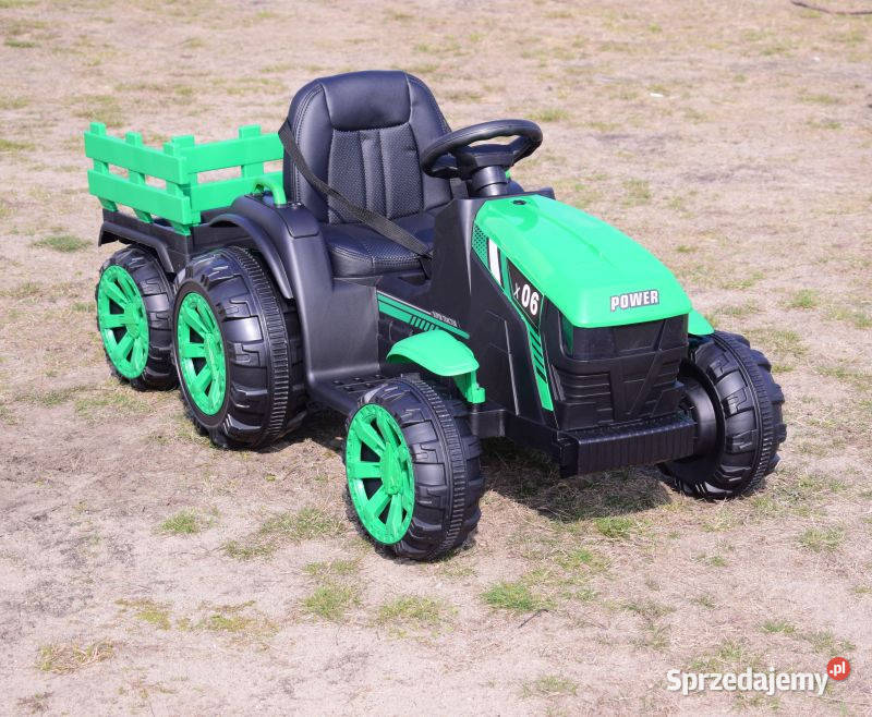 Autko na akumulator WIELKI TRAKTOR Z PRZYCZEPĄ