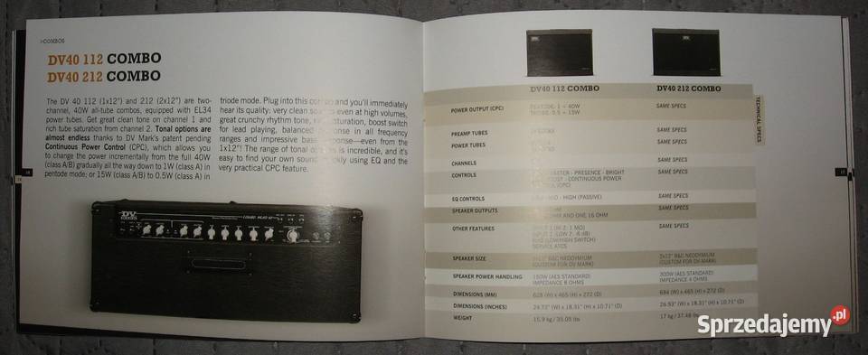 DV Mark Catalogue 2010 katalog wzmacniaczy Kępice