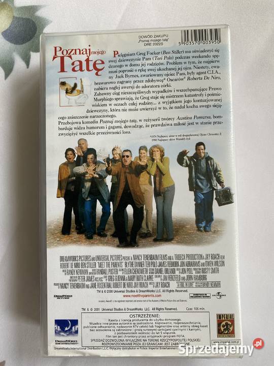Poznaj Mojego Tatefilm na kasecie VHS lubelskie Lublin