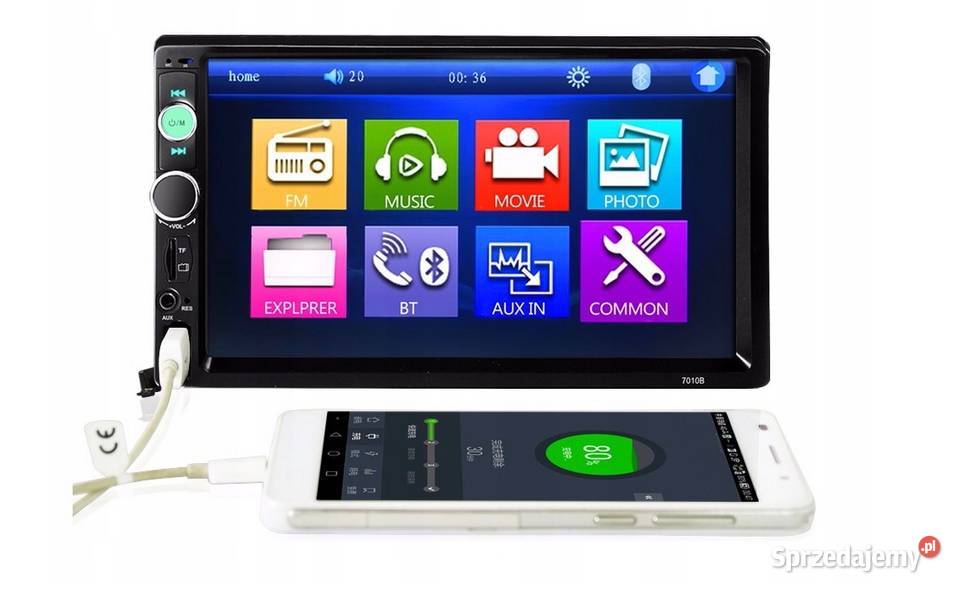Radio samochodowe 2DIN 7 dotykowe Bluetooth USB