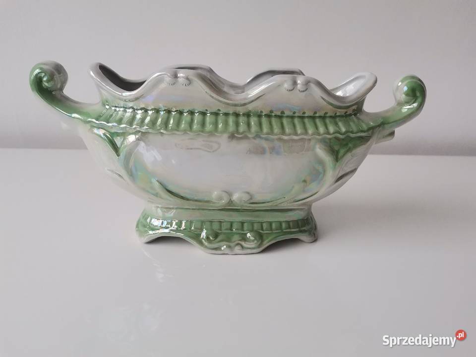 Stara porcelanowa żardiniera porcelana Porcelana i szkło Katowice