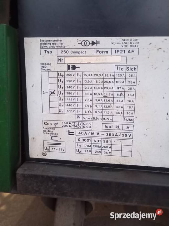 Sprzedam spawarkę Migatronic 260 Królików