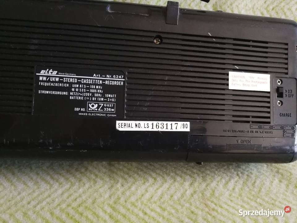 Radiomagnetofon Elta 100 Sprawne Szczecin