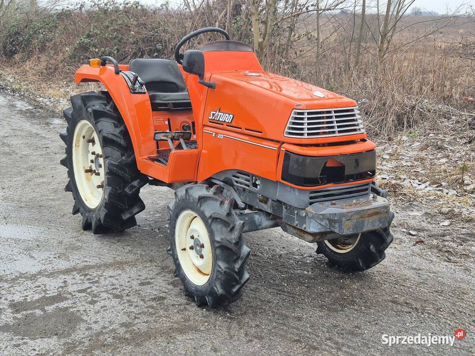Traktorek traktor KUBOTA X20D 20 44 Napęd 4x4 Małuszyn