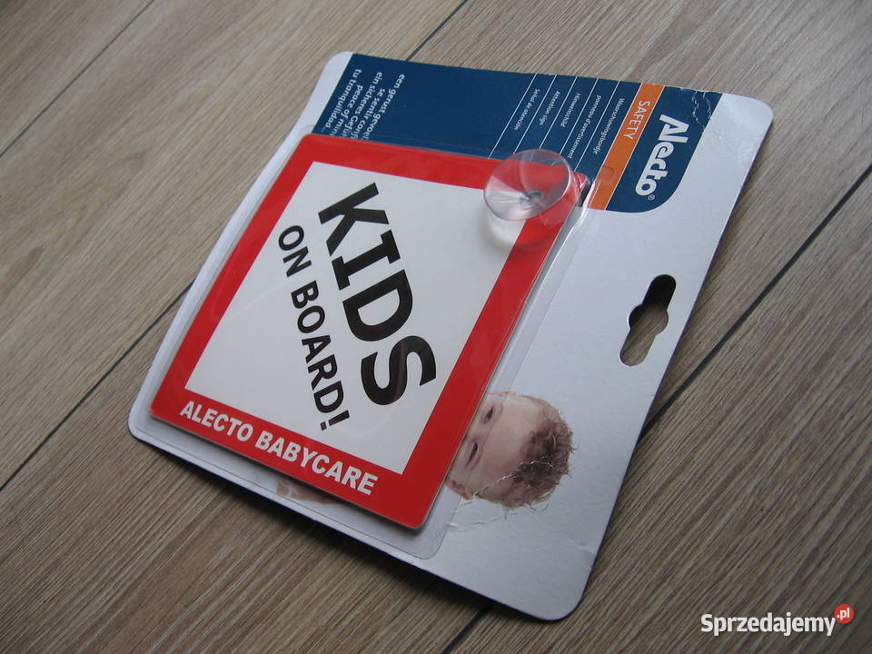 Plakietka na szybę Dziecko na pokładzie nowa