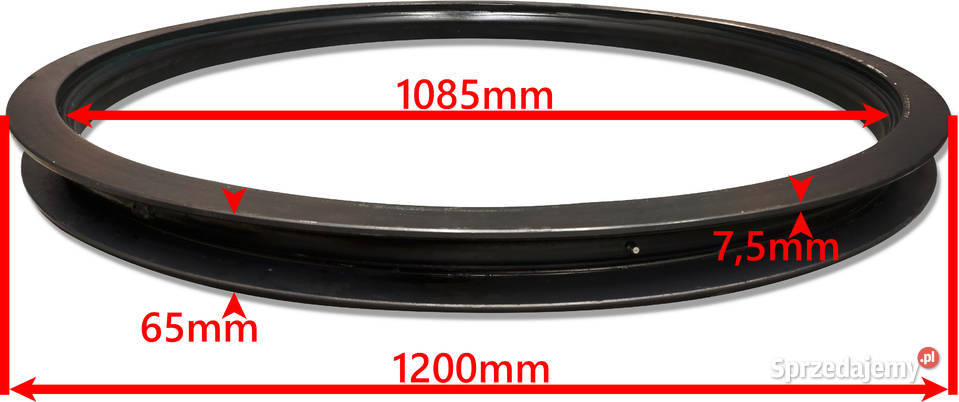 NOWA Obrotnica Kraniec PRZYCZEPA D50 D55 1200 mm Solec Kujawski