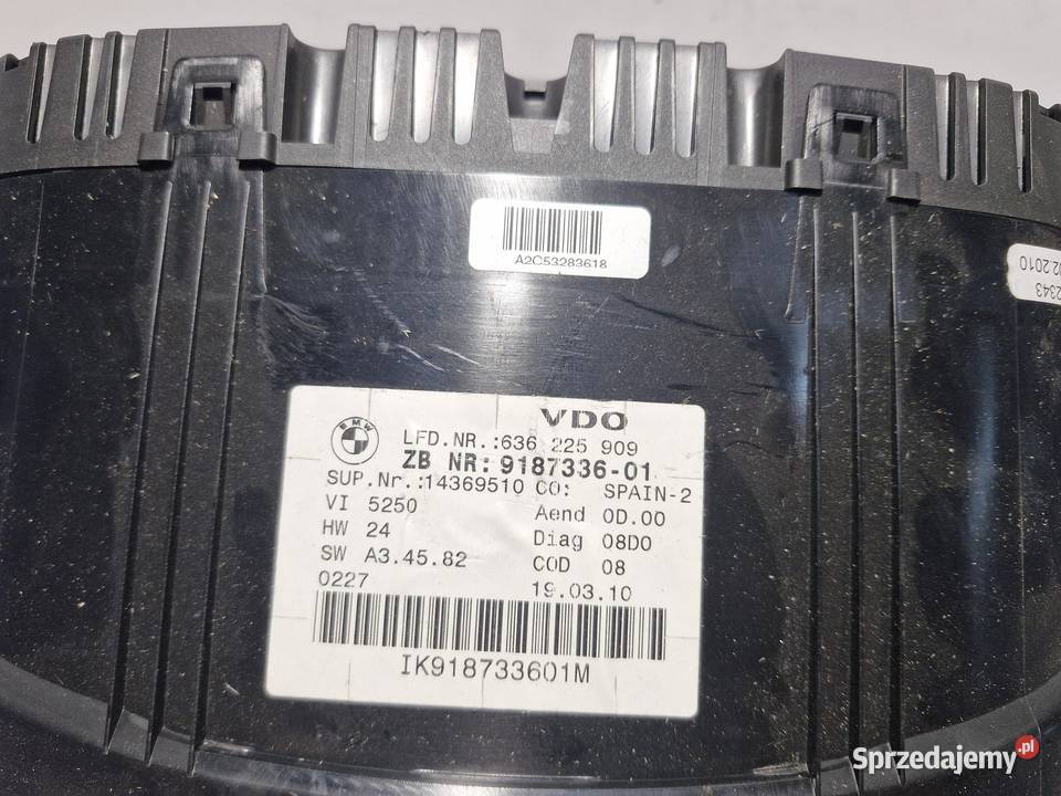BMW E84 E90 E91 LICZNIK ZEGARY EUROPA 9187336