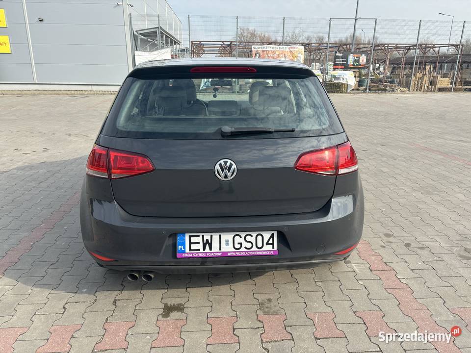 Volksvagen Golf VII 20 TDI 150 2013 szary Skierniewice