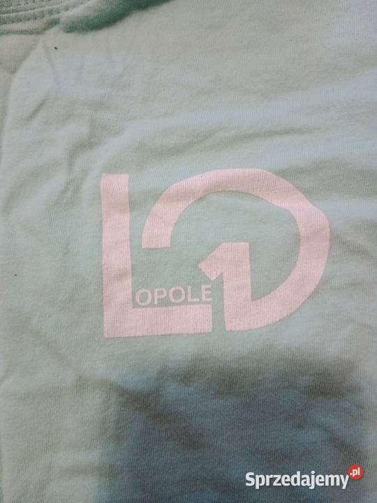 Sportowa koszulka z nadrukiem LO1 Opole zielony Odzież sportowa opolskie