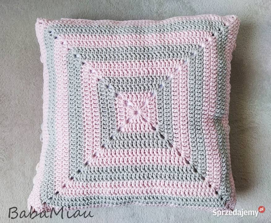 Poduszka dekoracyjna kwiatki 3d handmade kolory Bydgoszcz