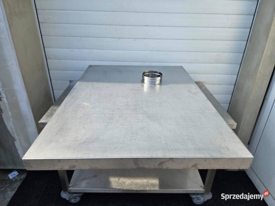 Okap nierdzewny przyścienny 78x107