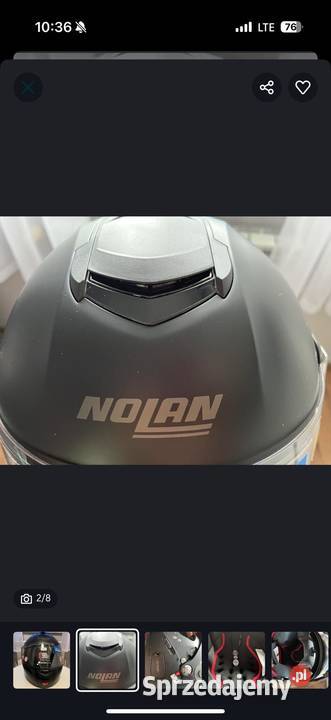 Kask Nolan N90 Pinlock Szczękowy Czarny Mat XL Poznań