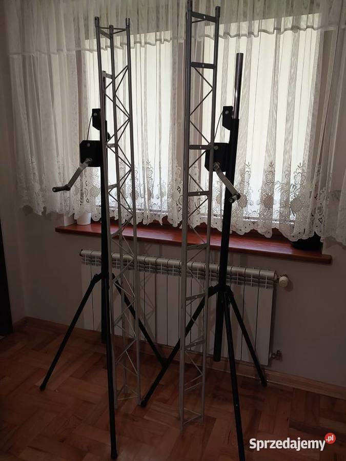 Rampa DJ 4m statywy winda światło i efekty Sprzęt estradowy, studyjny i DJ-ski