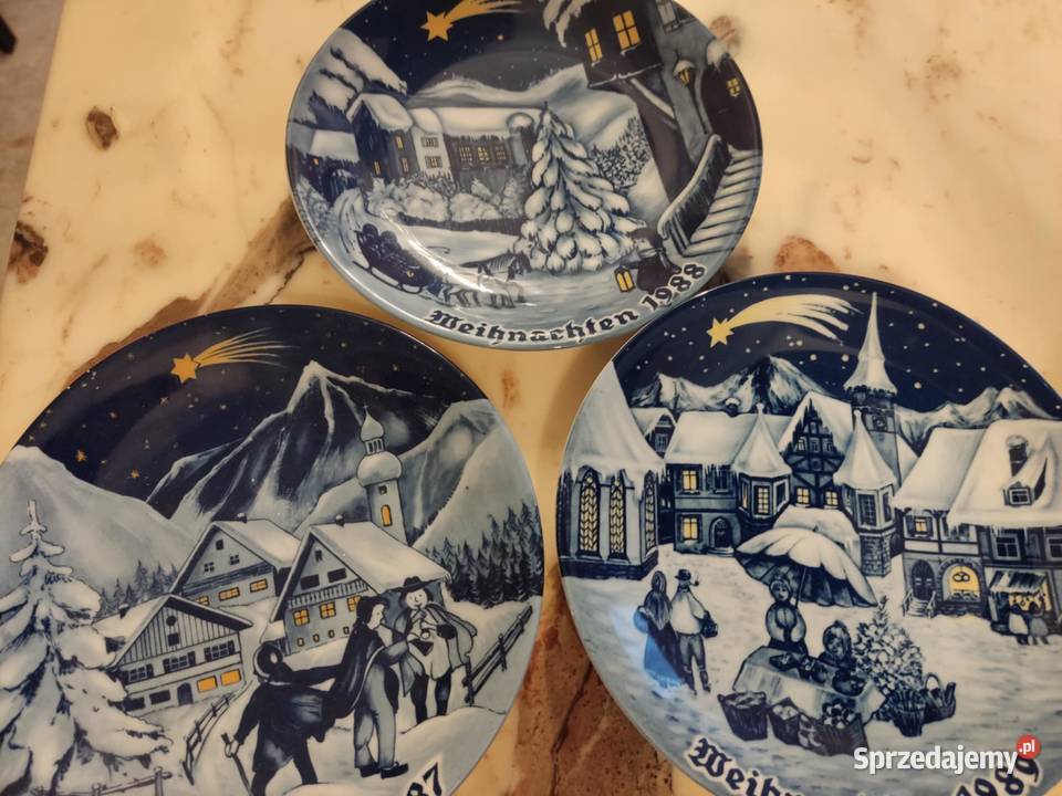 kolekcja talerzy zawieszek sygnowane na święta Gorzów Wielkopolski