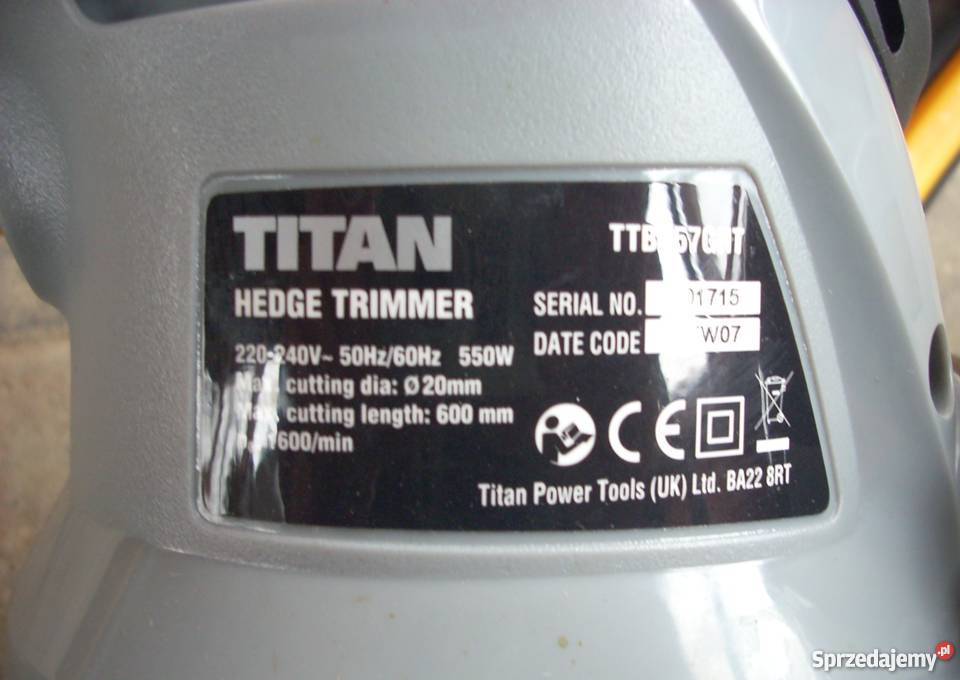 Nożyce elektryczne do żywopłotu śląskie Częstochowa