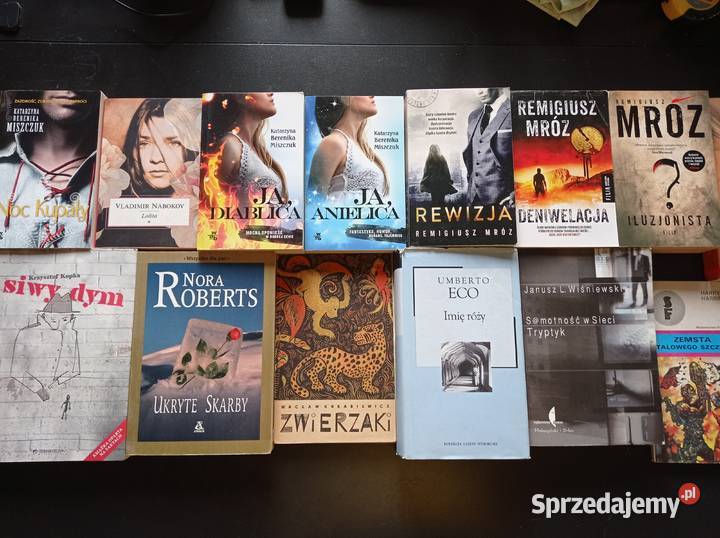 Książki różne mix zestaw