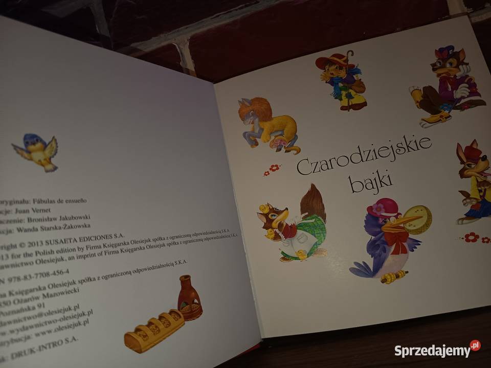 Czarodziejskie bajki Złote bajki z morałem Bydgoszcz sprzedam