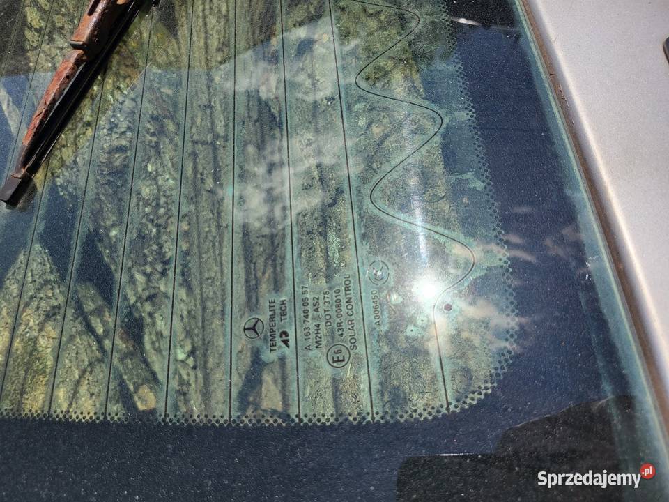 W163 ml klapa bagażnika szyba tył mercedes benz Pułtusk