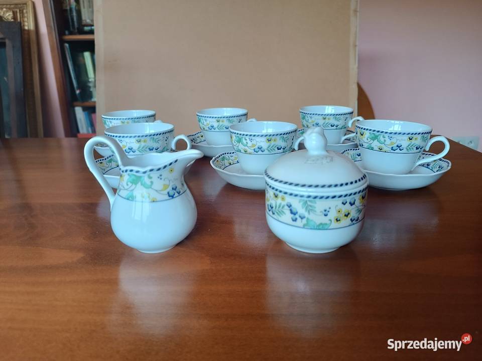 Komplet do kawyherbaty 4 osób niemiecka śląskie Szczyrk