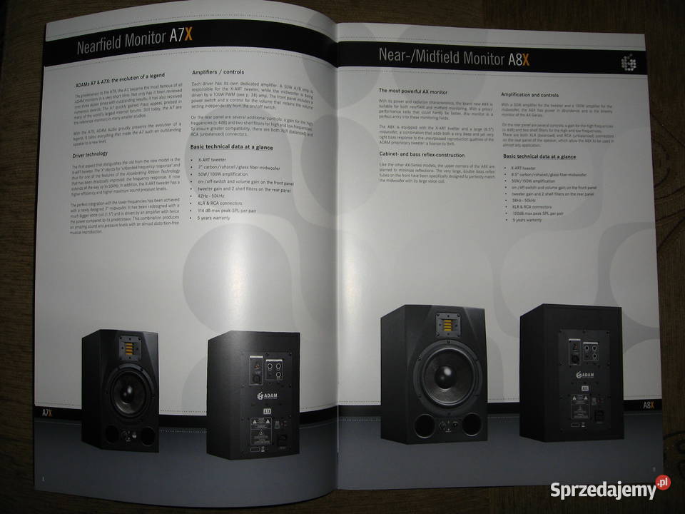 ADAM Studio Monitors Catalog 042010 katalog Kępice