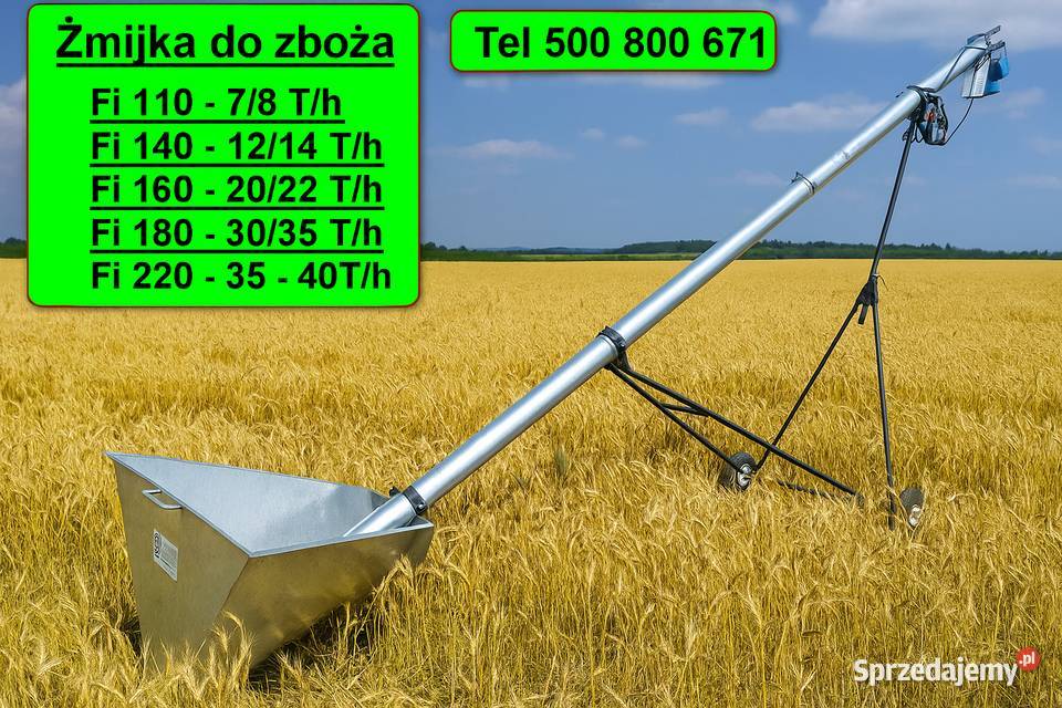 Przenośnik Ślimakowy Żmijka Do Zborza Włoszczowa