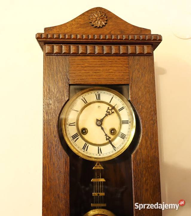 Junghans ładny stylowy zegar wiszący 338 Płock