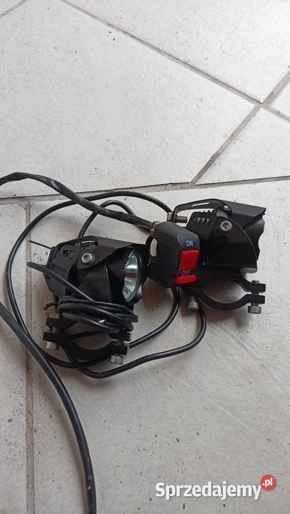 Halogeny motocyklowe obudowa aluminiowa lampa Rzeszów