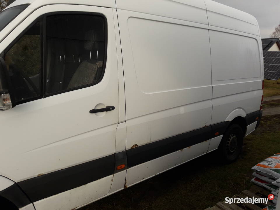 Mercedes sprinter 209 wysoki furgon z paką o nieuszkodzony Panki