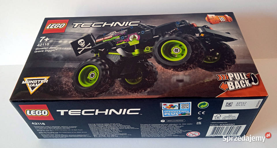 LEGO Technic Monster Jam Grave Digger 42118 Zabawki Poznań