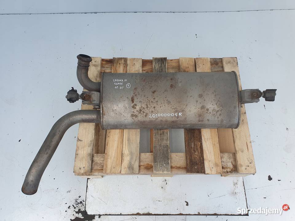 Renault Laguna III KOMBI 15 DCI TYLNY TŁUMIK TYŁ Rudka