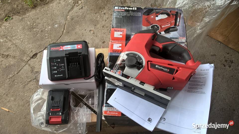 Wyrzynarka akumulatorowa 18V Einhell nowa Elektryczne Mińsk Mazowiecki