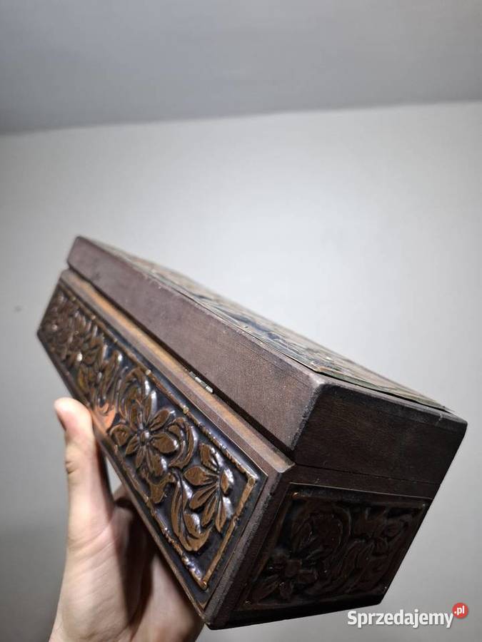 Retro pudełko skrzynka pamiątka kolejowa Kraków sprzedam