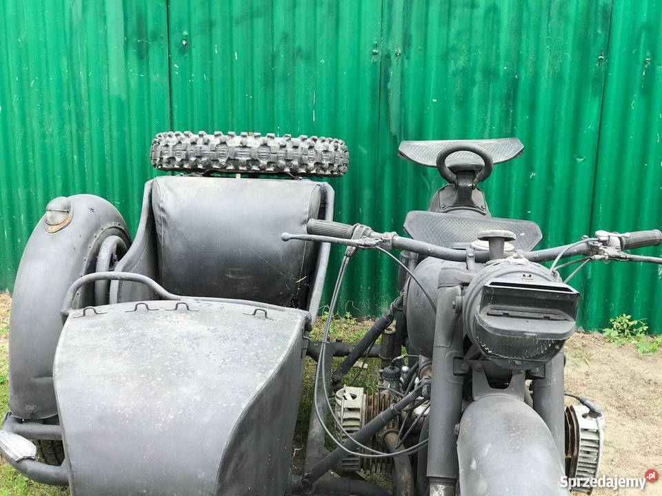 K 750 motocykl z koszem nie ural dniepr wsk shl czarny Tarnobrzeg