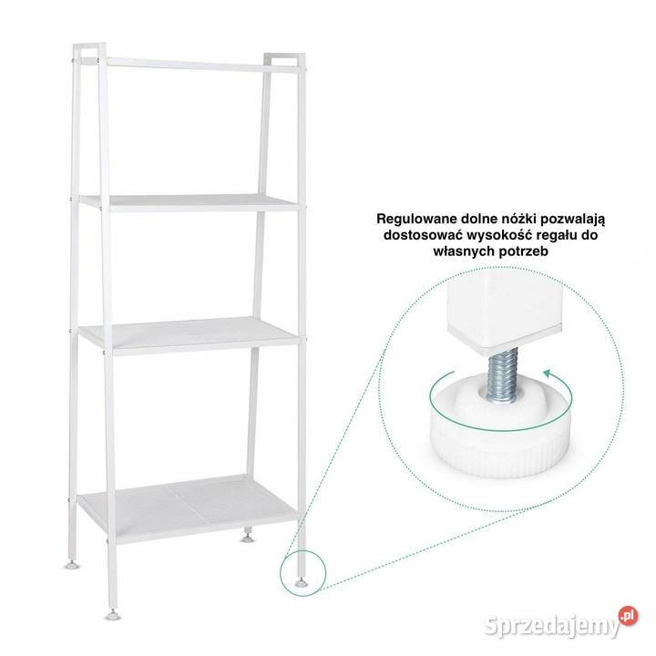 NOWOCZESNY REGAŁ METALOWY 147x60x35 PÓŁKA do 147cm Września