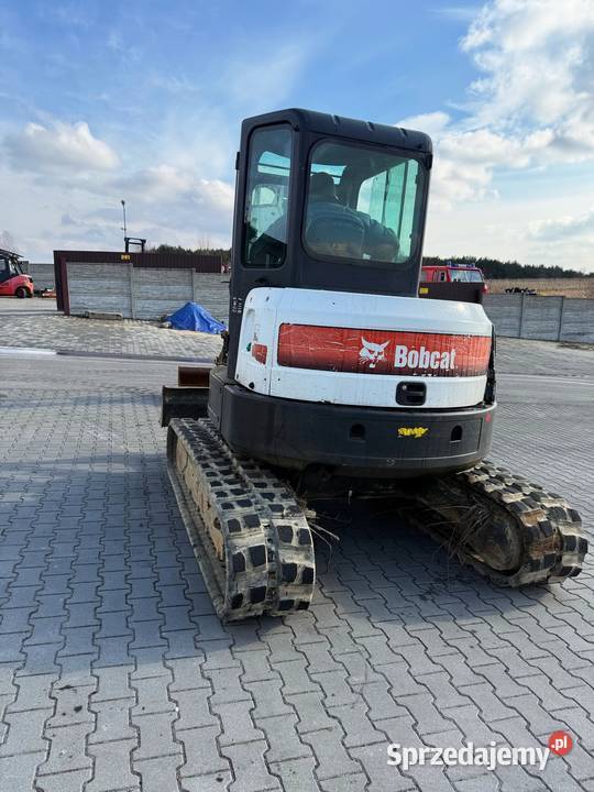 minikoparka BOBCAT E50 kabina waga 5000 gumowe Koparko ładowarki
