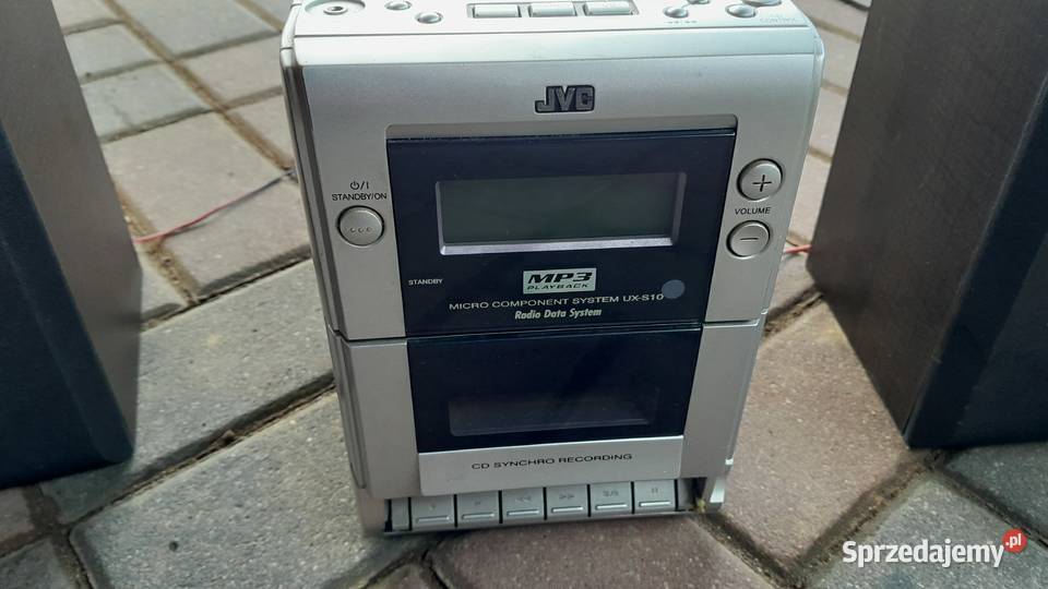 JVC cauxs10 mp3 wieża kolumna głośniki radio Lubasz sprzedam