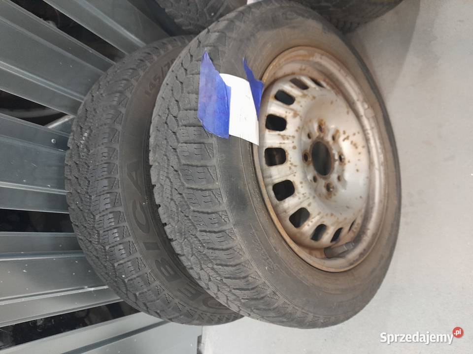 Koła zimowe 13 do Fiata Uno Seicento Cinquecento mazowieckie Warszawa