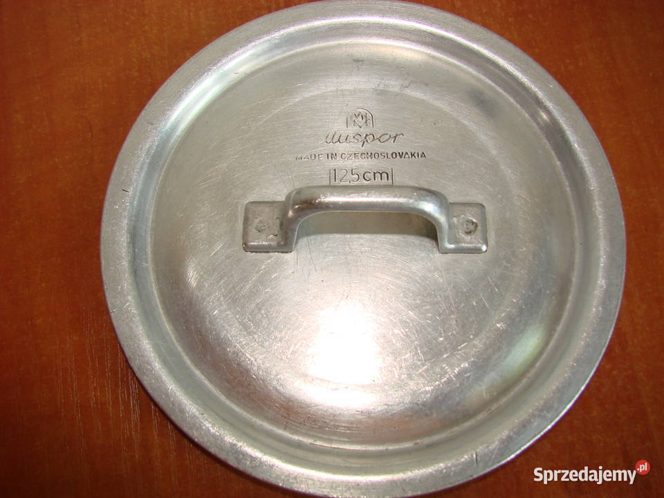 aluminiowa pokrywka rondelka PRL Pruszcz Gdański sprzedam