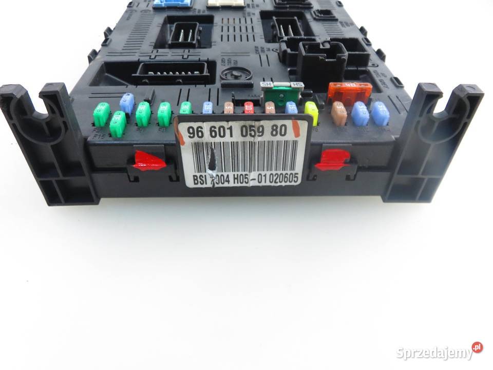BSI CITROEN C4 I 16 HDi 9HX DV6ATED4 9660105980 Skrzynki bezpieczników