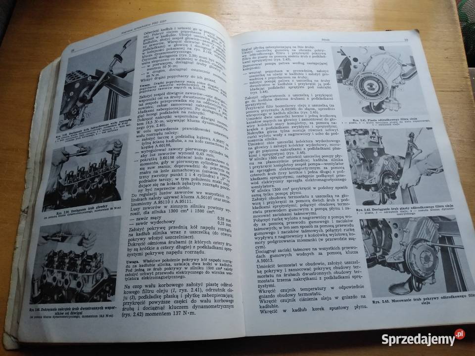 Książka Naprawa samochodów FSO 125p wydawnictwa Dąbrowa Górnicza