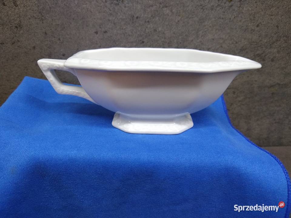 Sosjerka maślana Rosenthal Biała Maria Porcelana i szkło