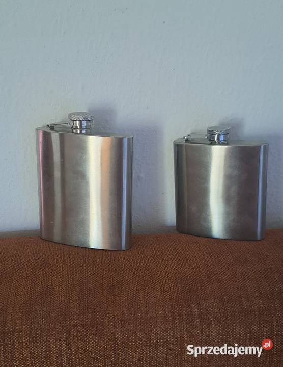 metalowa piersiówka dwie sztuki Warszawa