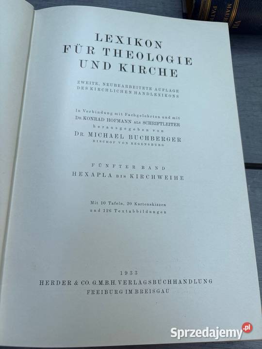 Lexikon Teologii i Kościoła Tom V 1933 wydanie Poznań sprzedam