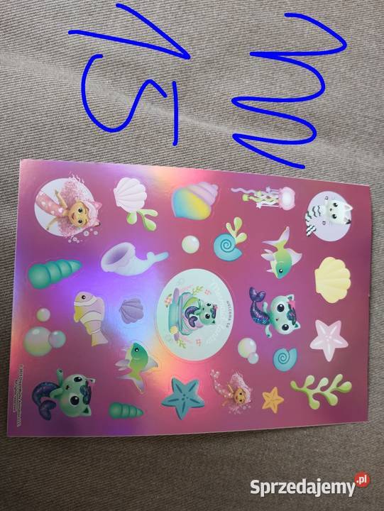 Naklejki dziewczynki pieski Siemiatycze sprzedam