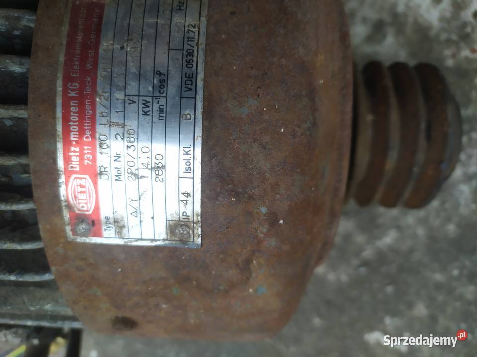 Silnik elektryczny 4 kW 2810 Pozostałe Pniówek