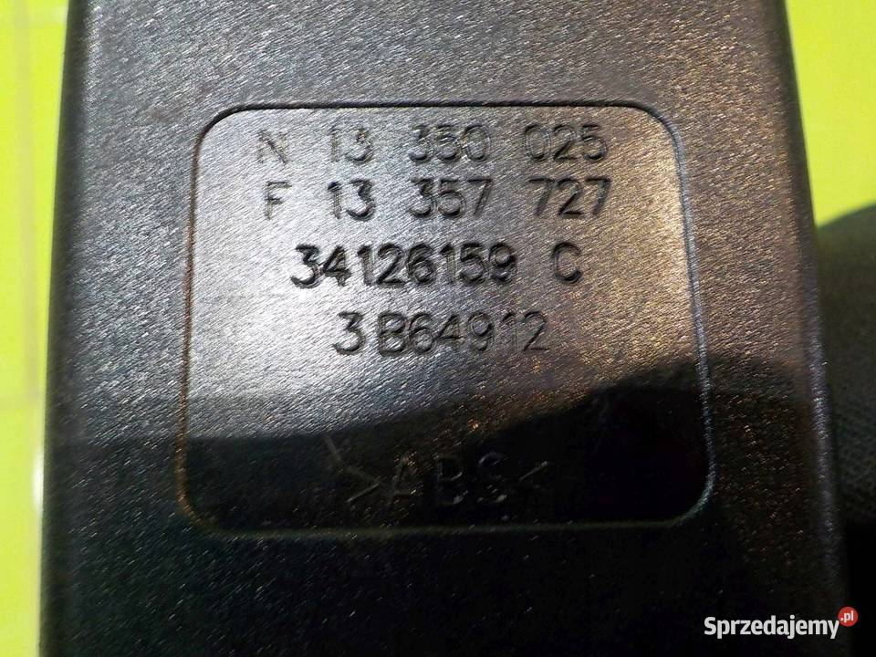 OPEL ADAM 13r napinacz pasa lewy przod 13350025 Suków