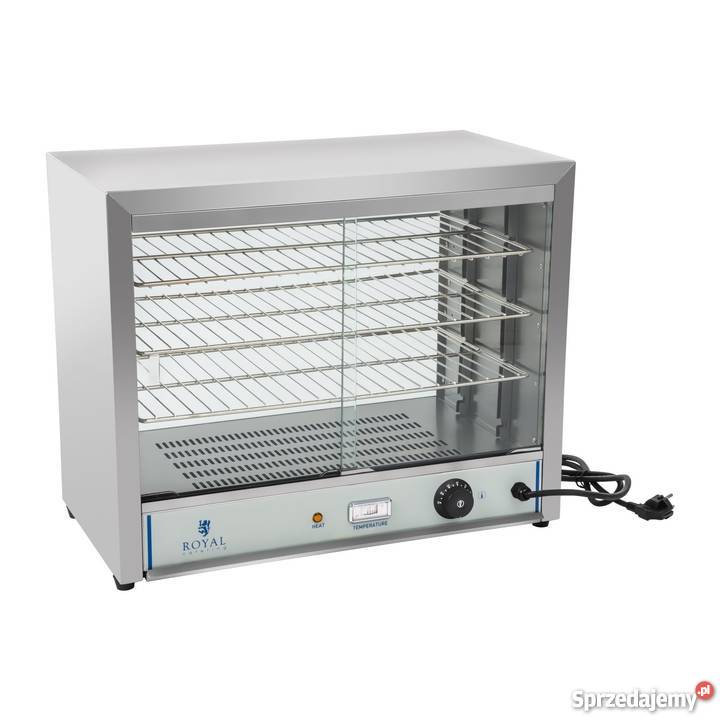 Witryna ekspozycyjna grzewcza 1000W przesuwne Gastronomia śląskie Poczesna