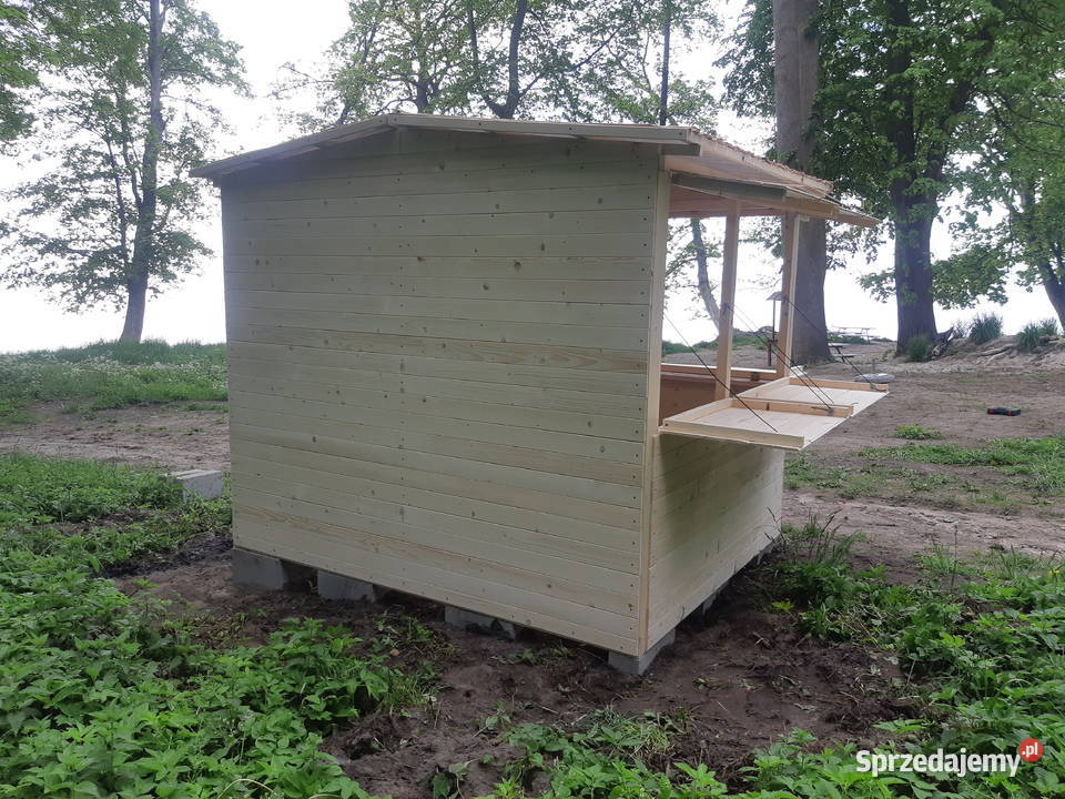 Drewniany domek na jarmark działkę domek sprzedam